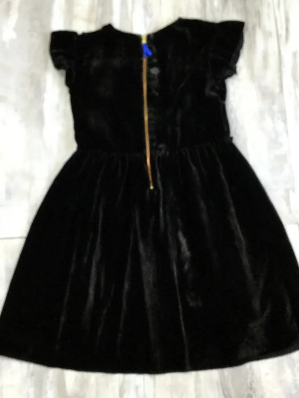 Crewcuts Black Velvet Dress 7